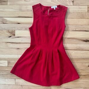 Monteau Red Sleeveless Mini Dress ladies size S
